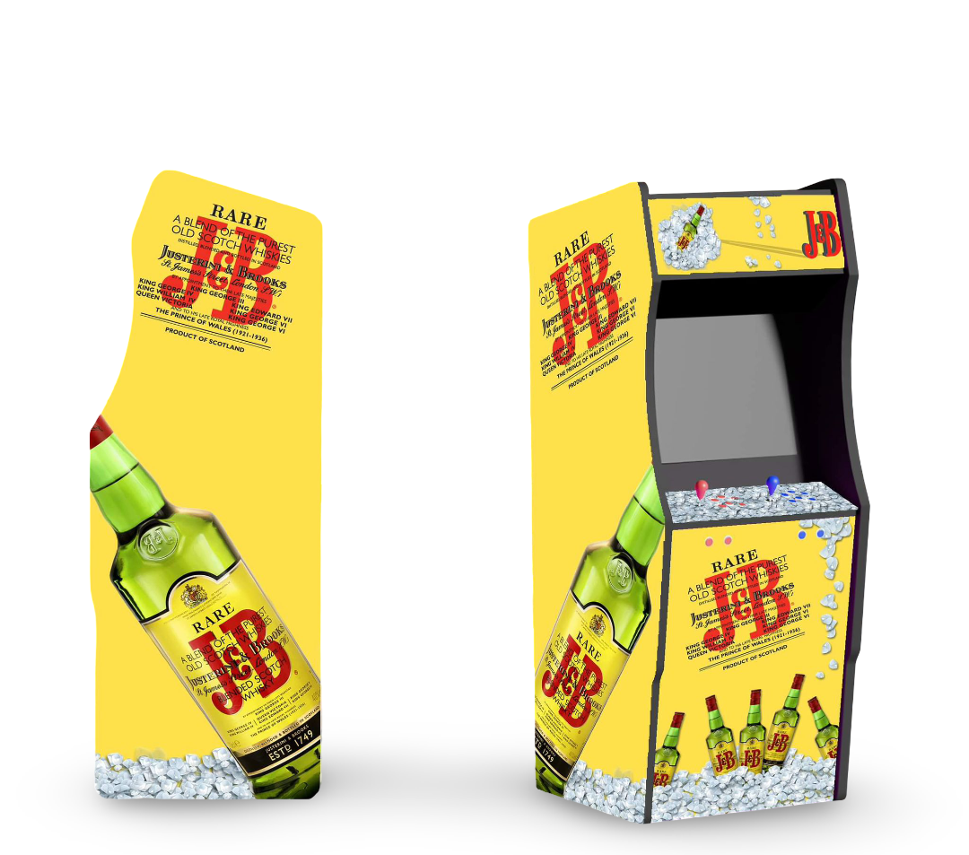 Borne arcade J&B