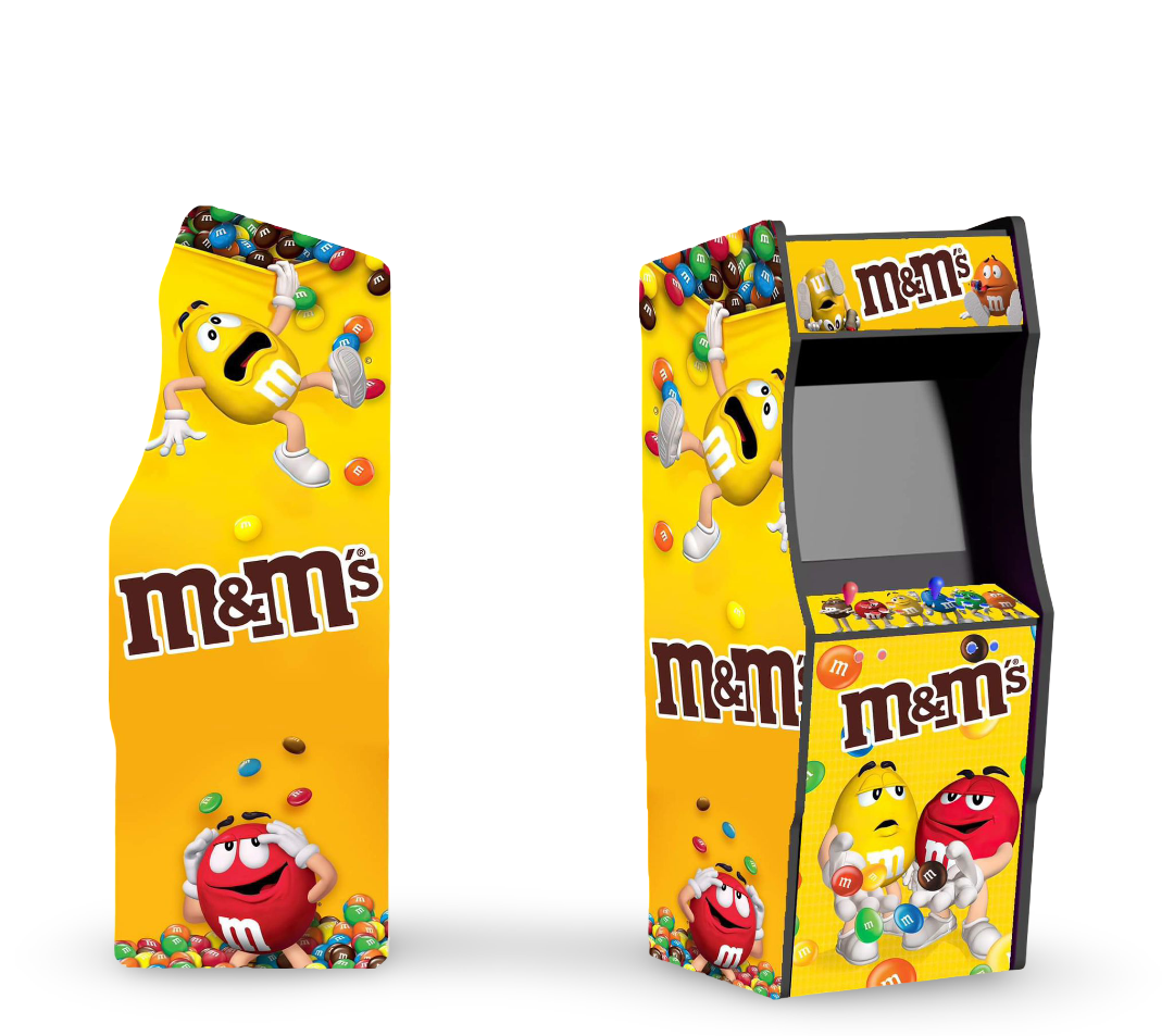 Borne arcade M&M's