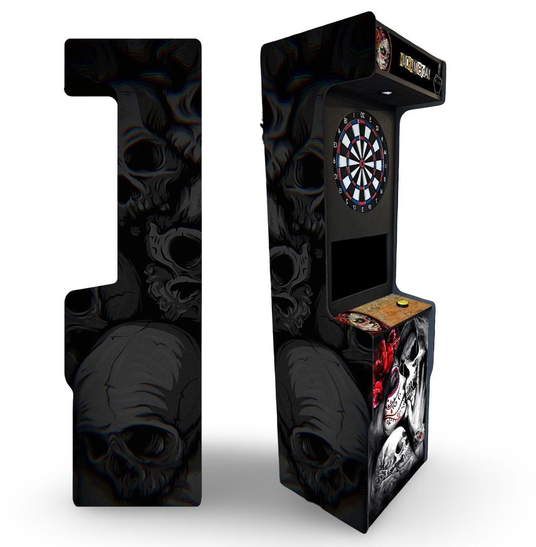 Borne flechette - Tête de mort