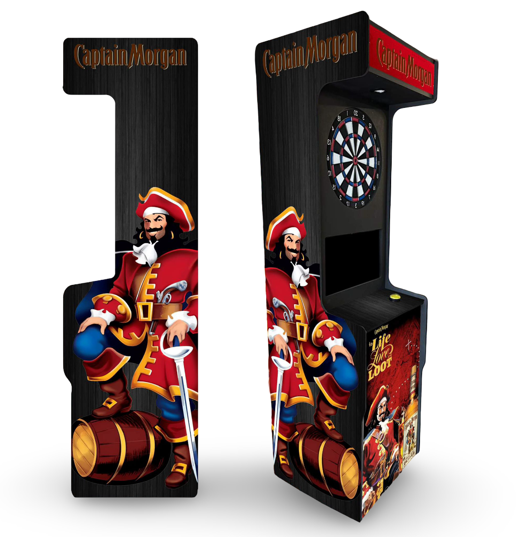 Borne flechette - Captain Morgan