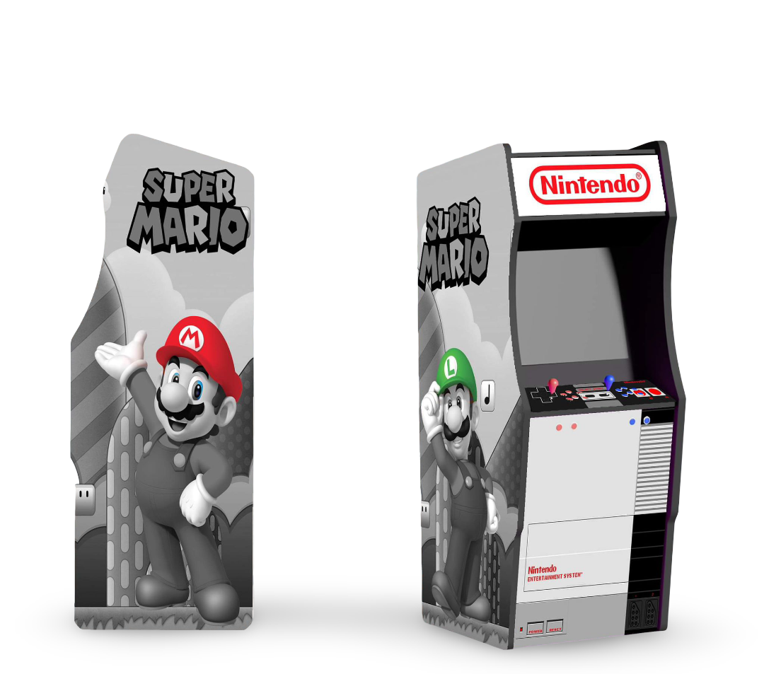 borne arcade super mario